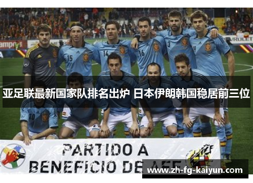 亚足联最新国家队排名出炉 日本伊朗韩国稳居前三位
